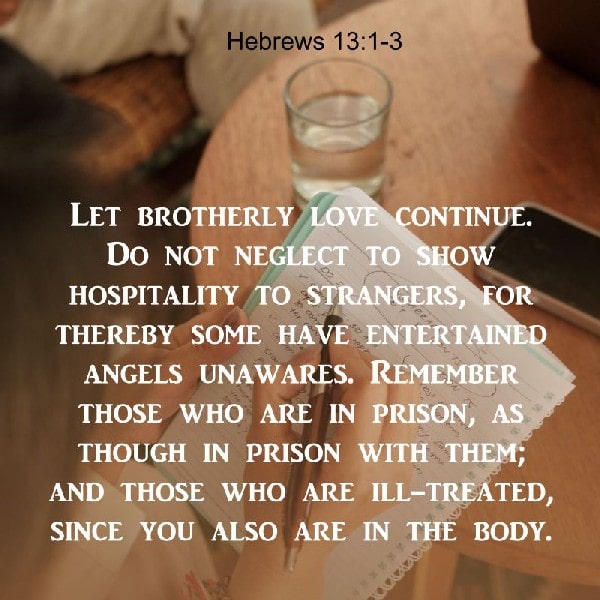 Hebrews 13:1-3
