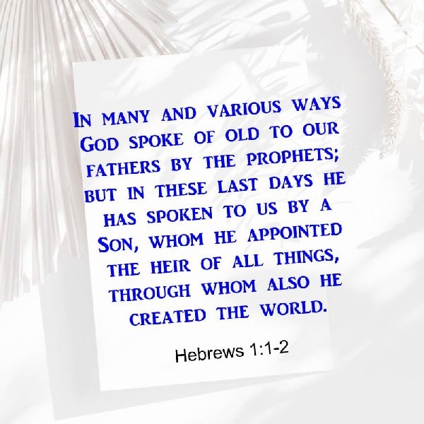 Hebrews 1:1-2