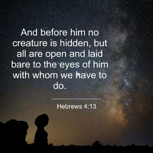 Hebrews 4:13