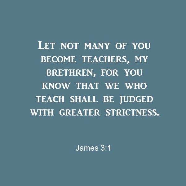 James 3:1