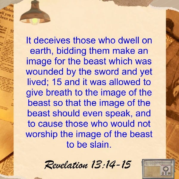 Revelation 13:14-15