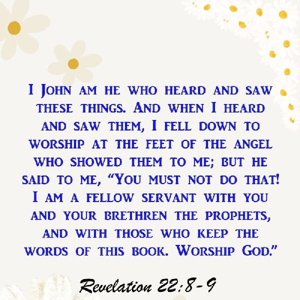 Revelation 22:8-9