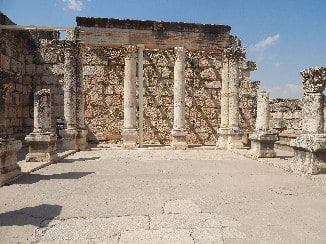 Image of a Synagoge in Capernaum
